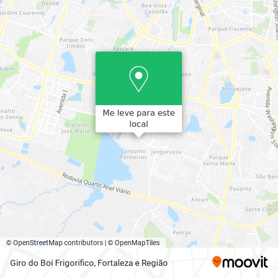 Giro do Boi Frigorifico mapa