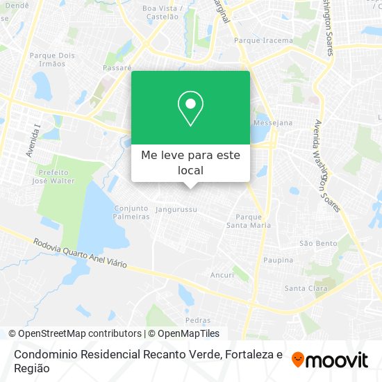 Condominio Residencial Recanto Verde mapa