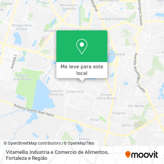 Vitamellis Industria e Comercio de Alimentos mapa