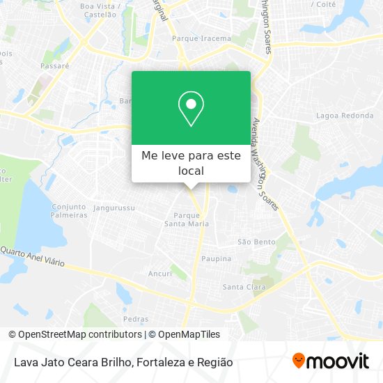 Lava Jato Ceara Brilho mapa