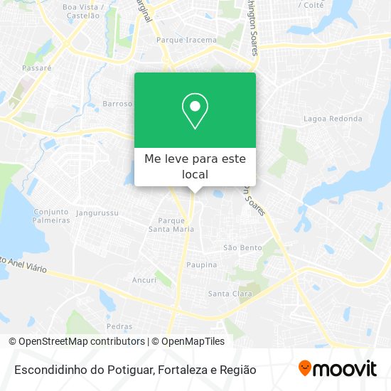 Escondidinho do Potiguar mapa