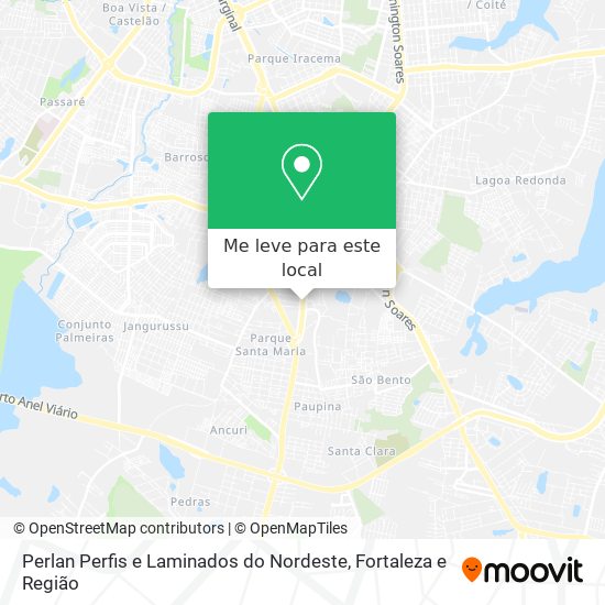 Perlan Perfis e Laminados do Nordeste mapa