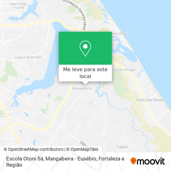 Escola Otoni Sá, Mangabeira - Eusébio mapa