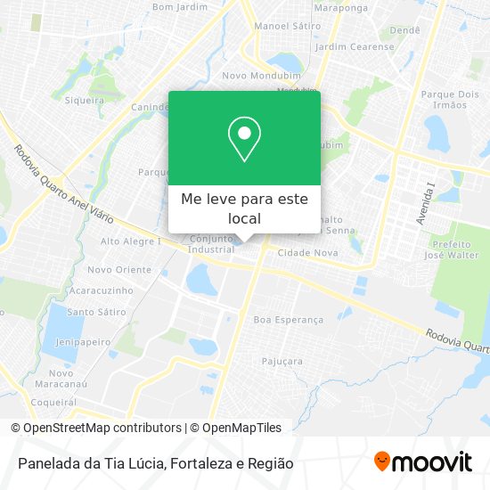 Panelada da Tia Lúcia mapa