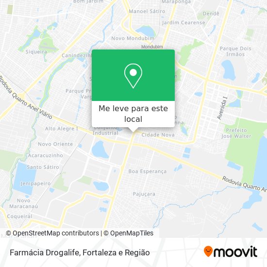 Farmácia Drogalife mapa