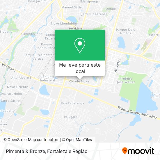 Pimenta & Bronze mapa