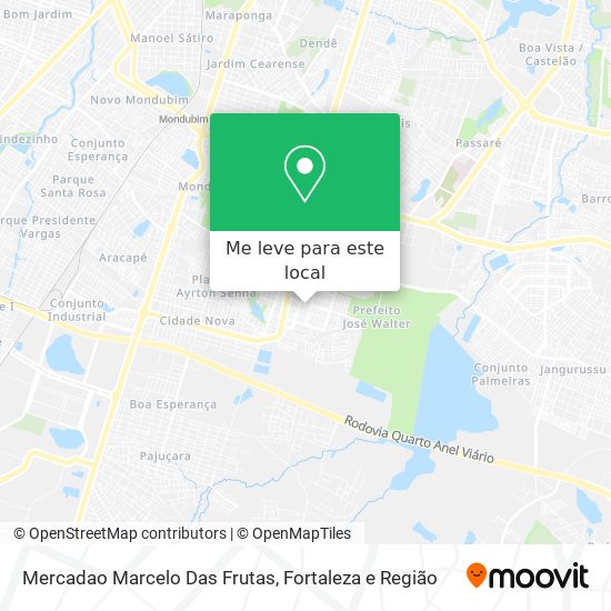 Mercadao Marcelo Das Frutas mapa