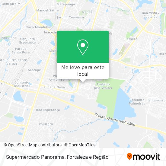 Supermercado Panorama mapa