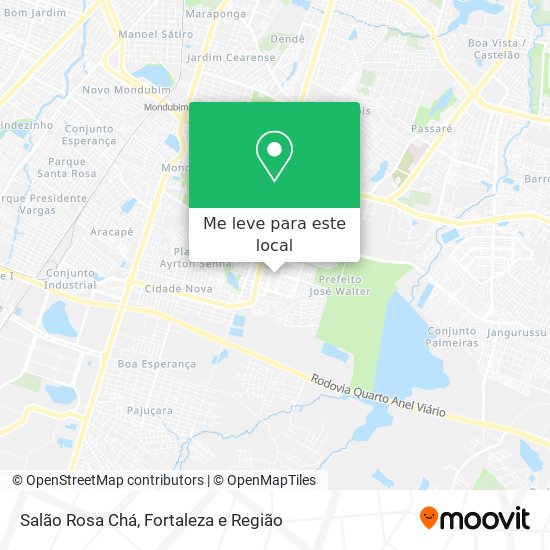 Salão Rosa Chá mapa
