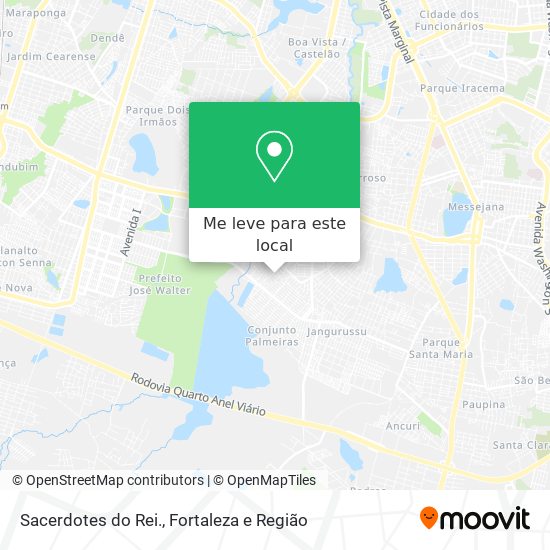 Sacerdotes do Rei. mapa