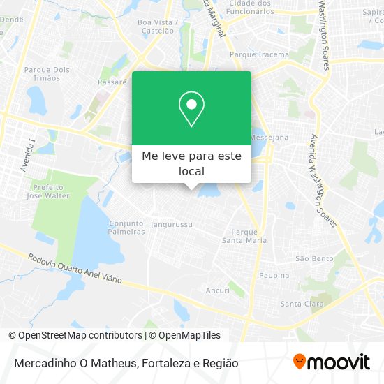 Mercadinho O Matheus mapa