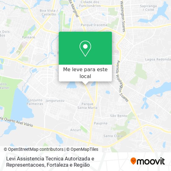 Levi Assistencia Tecnica Autorizada e Representacoes mapa