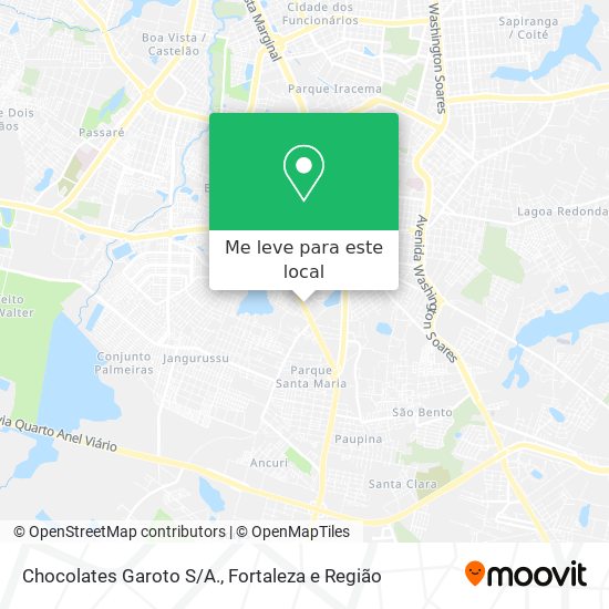 Chocolates Garoto S/A. mapa