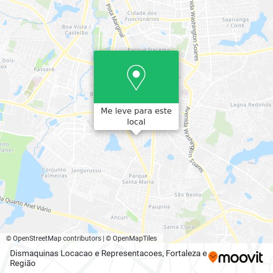 Dismaquinas Locacao e Representacoes mapa