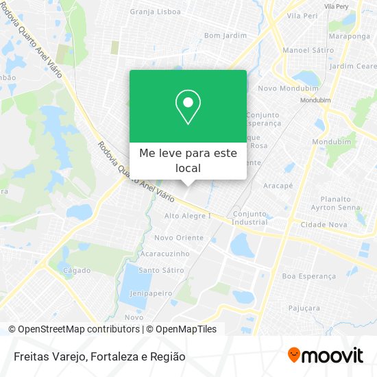 Freitas Varejo mapa