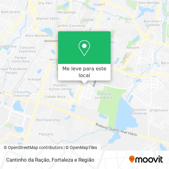 Cantinho da Ração mapa