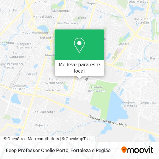 Eeep Professor Onelio Porto mapa