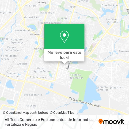 All Tech Comercio e Equipamentos de Informatica mapa