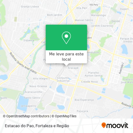 Estacao do Pao mapa