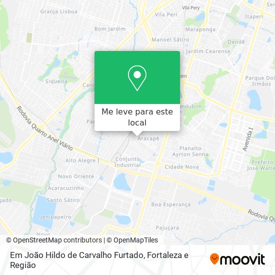 Em João Hildo de Carvalho Furtado mapa