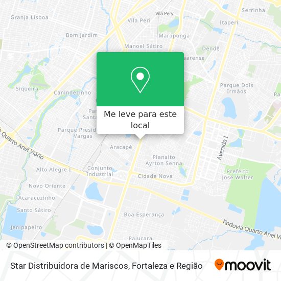 Star Distribuidora de Mariscos mapa