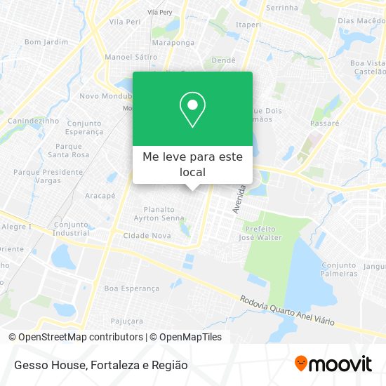 Gesso House mapa