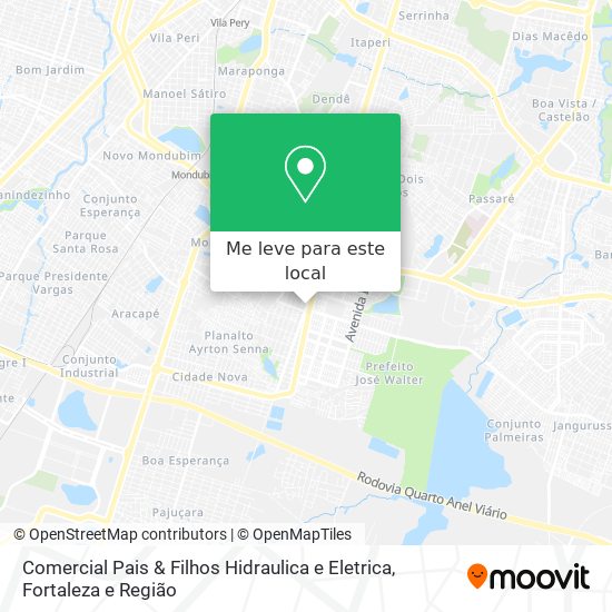 Comercial Pais & Filhos Hidraulica e Eletrica mapa