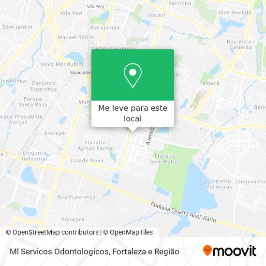 Ml Servicos Odontologicos mapa