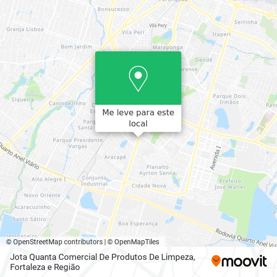 Jota Quanta Comercial De Produtos De Limpeza mapa