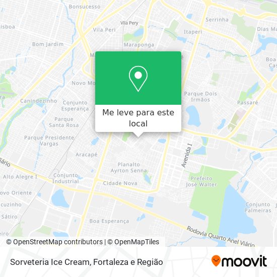 Sorveteria Ice Cream mapa