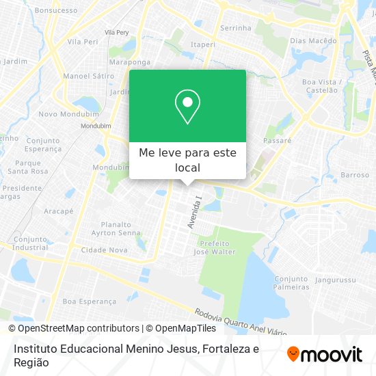 Instituto Educacional Menino Jesus mapa