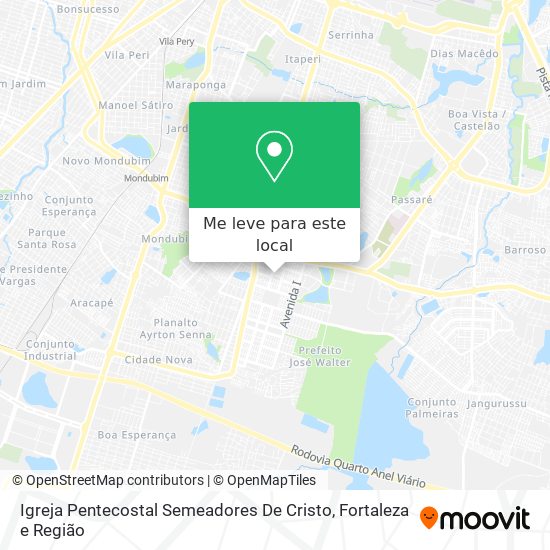 Igreja Pentecostal Semeadores De Cristo mapa