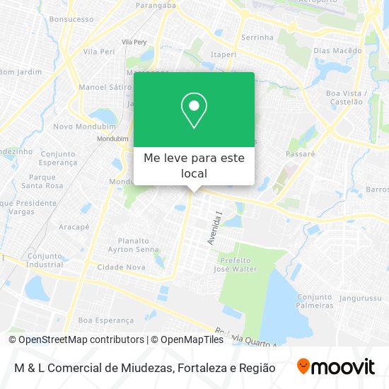 M & L Comercial de Miudezas mapa