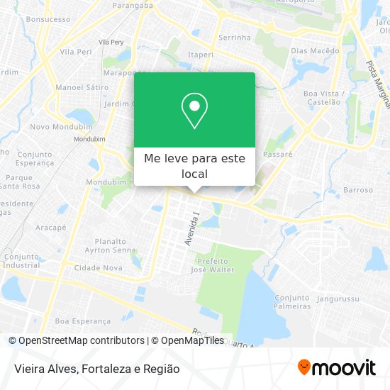 Vieira Alves mapa