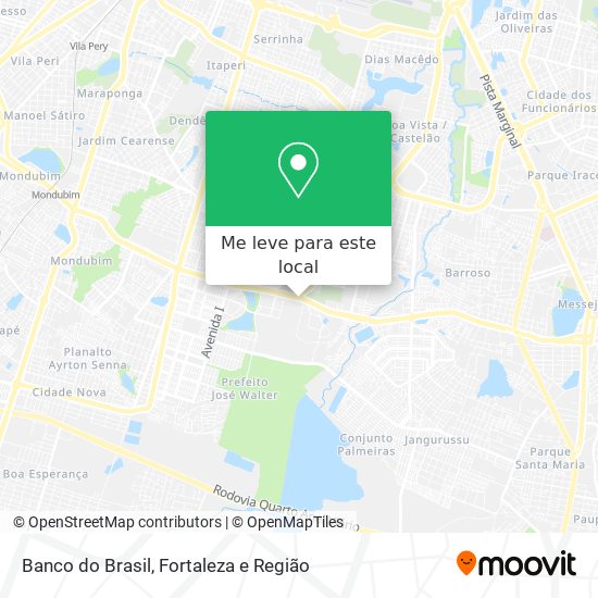 Banco do Brasil mapa