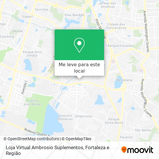 Loja Virtual Ambrosio Suplementos mapa