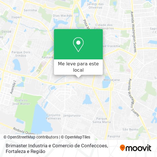 Brimaster Industria e Comercio de Confeccoes mapa