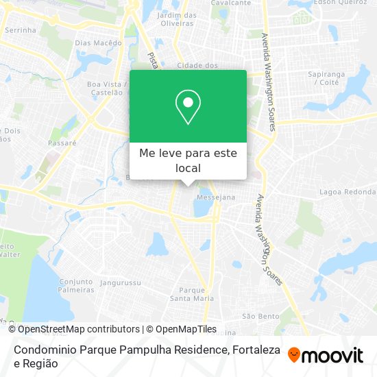 Condominio Parque Pampulha Residence mapa