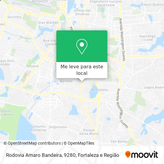 Rodovia Amaro Bandeira, 9280 mapa