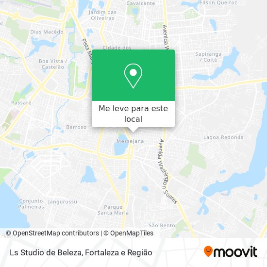 Ls Studio de Beleza mapa