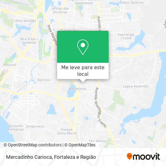 Mercadinho Carioca mapa