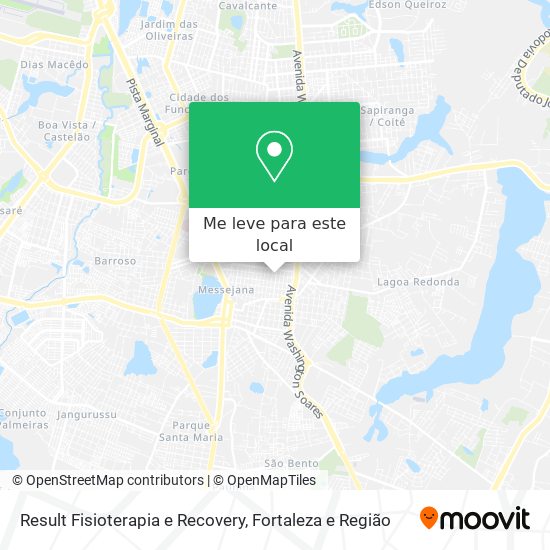 Result Fisioterapia e Recovery mapa