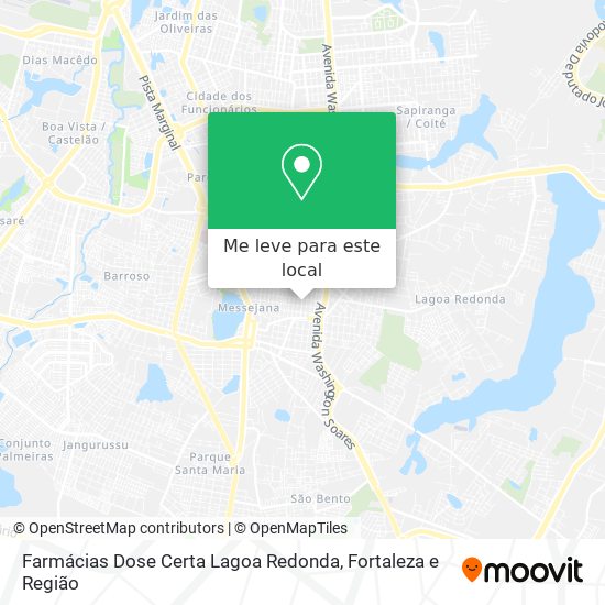 Farmácias Dose Certa Lagoa Redonda mapa