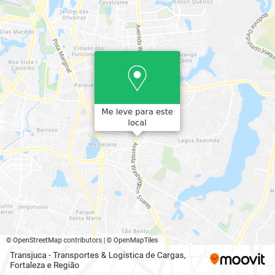 Transjuca - Transportes & Logistica de Cargas mapa