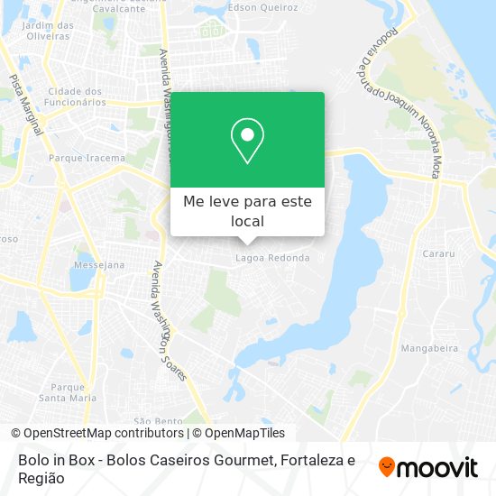 Bolo in Box - Bolos Caseiros Gourmet mapa