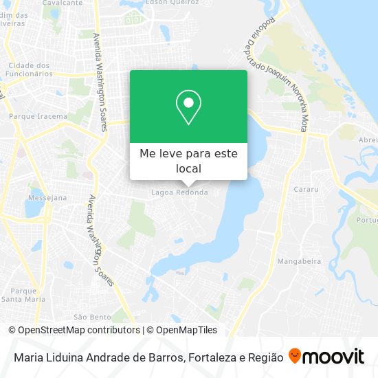Maria Liduina Andrade de Barros mapa