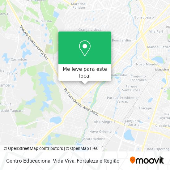 Centro Educacional Vida Viva mapa