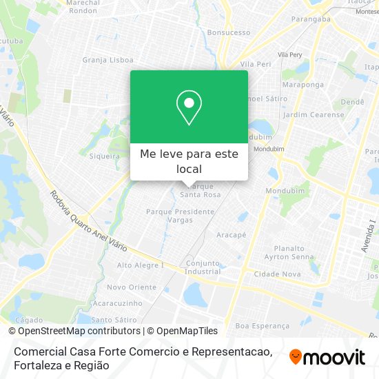 Comercial Casa Forte Comercio e Representacao mapa