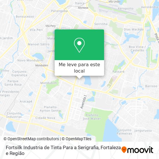 Fortsilk Industria de Tinta Para a Serigrafia mapa