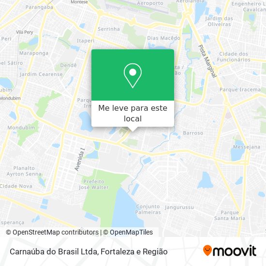 Carnaúba do Brasil Ltda mapa